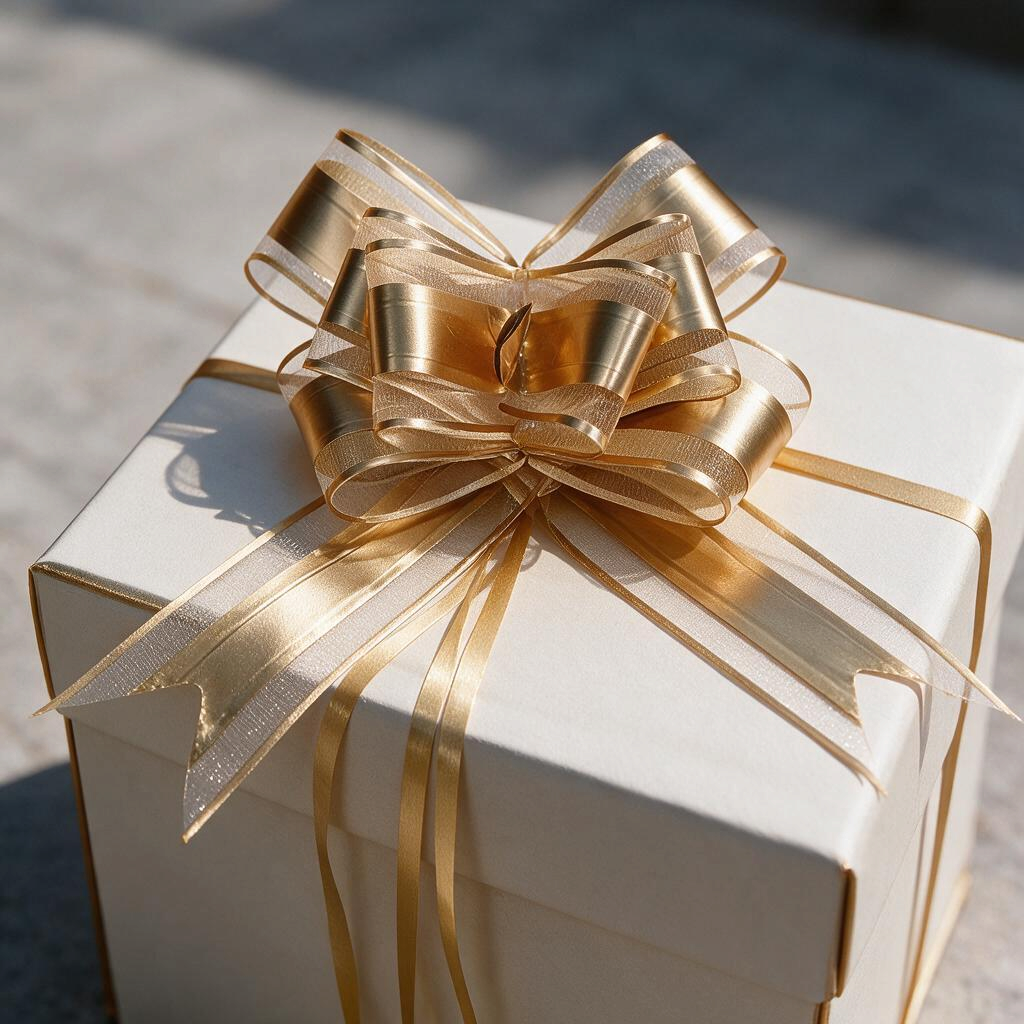 Decorative Gift Wrapping Ribbon Bows for Presents Set (10)