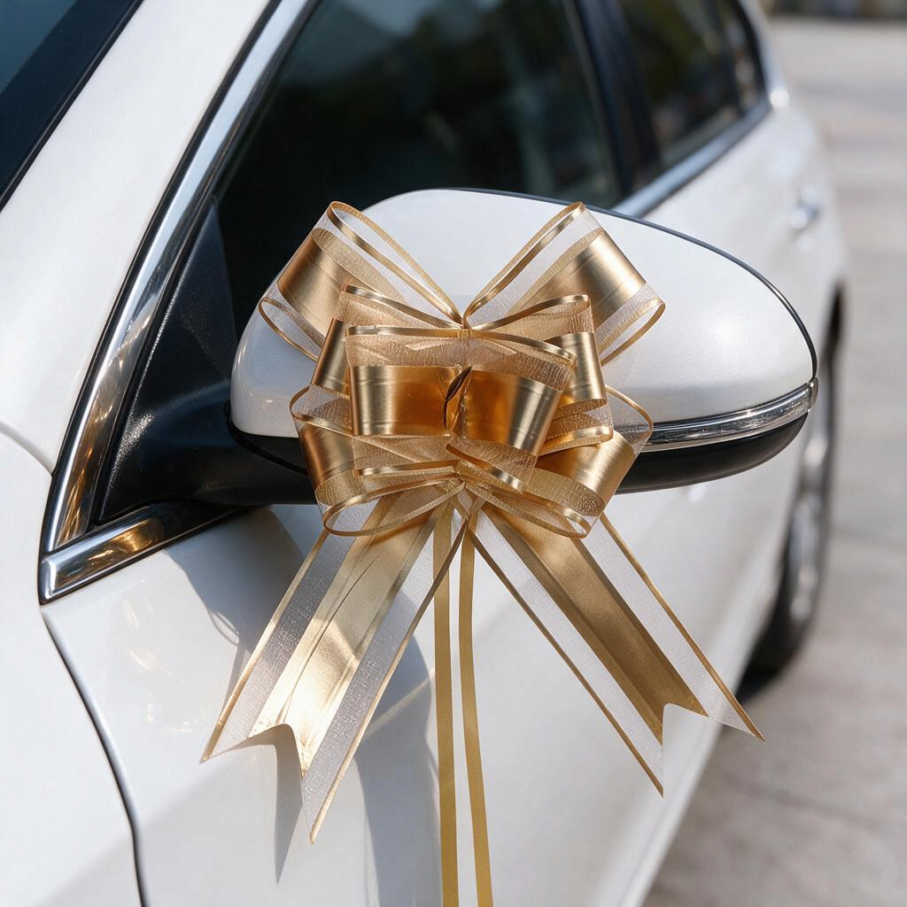 Decorative Gift Wrapping Ribbon Bows for Presents Set (10)